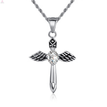 Popular style mini necklace pendant angel,golden pendant angel engraved